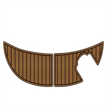 2013 Monterey 224 FS Swim Platform Pad Boat EVA Foam Teak Flooring Mat