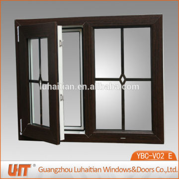 Made in China colored pvc windows with colorful pvc profiles