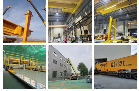 Mhl 10t 20t 30t Electric Hoist Single Girder Gantry Cranes