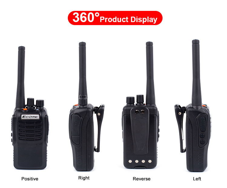 ECOME ET-518 Rugged ładowne małe dwukierunkowe radio 5-kilometrowym Bezprzewodowe Walkie Talkie