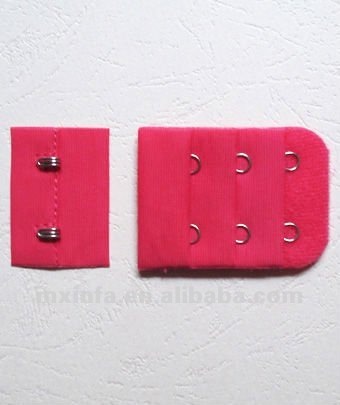 Bra accessory hook and eye