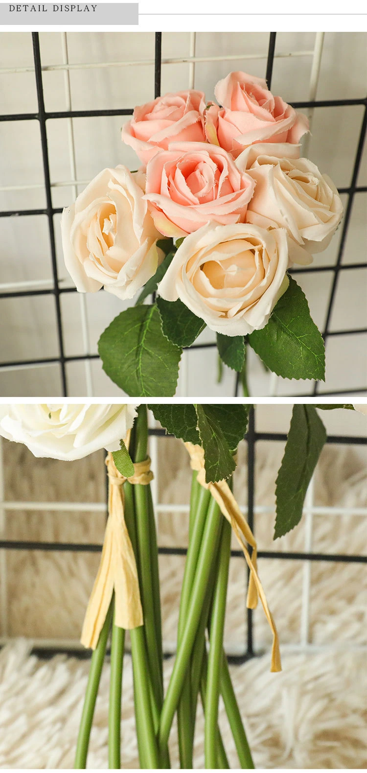 Fashion Design Home Vase Wedding Decoration Artificial Flower