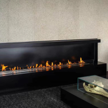Hot Sale 1400mm Bio Fuel Ethanol Fireplace Insert - Stainless Steel Indoor Decor Manual Fireplace