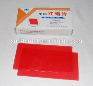 Dental model wax base plate wax summer use