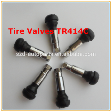 TR414C Chromed Sleeve Tire Valve