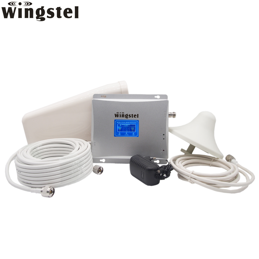 cell phone signal booster repeater for band 1 band 3 supporting GSM 3G 4G LTE dual band booster for home and office