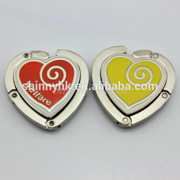 Heart Accent Handbag Hook Table Hanger