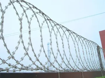 Hot Dipped Galvanized Metal Flat Razor Wire