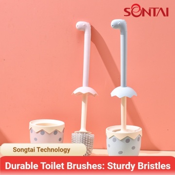 Egg-Shaped Toilet Cleaning Brush