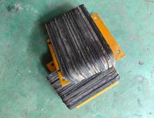 Logistics dock platform collision block