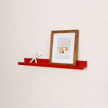 Wood wall shelf photo ledge C