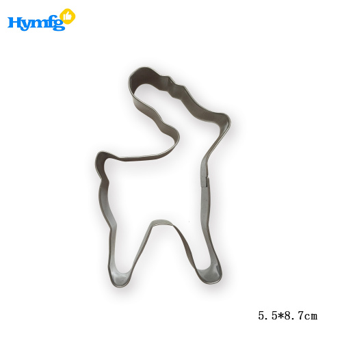 Metal Mini Christmas reindeer cookie cutters