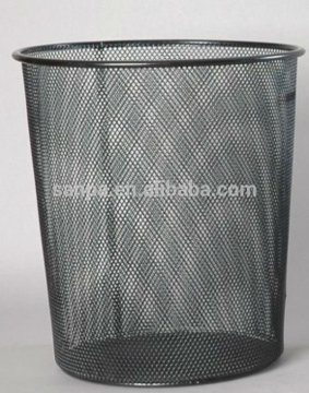 Wire Mesh Round Waste Bin -Middle