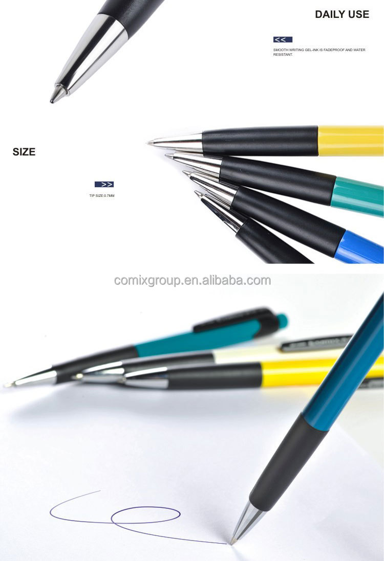 High-quality promotional 0.7mm plastic ball pen