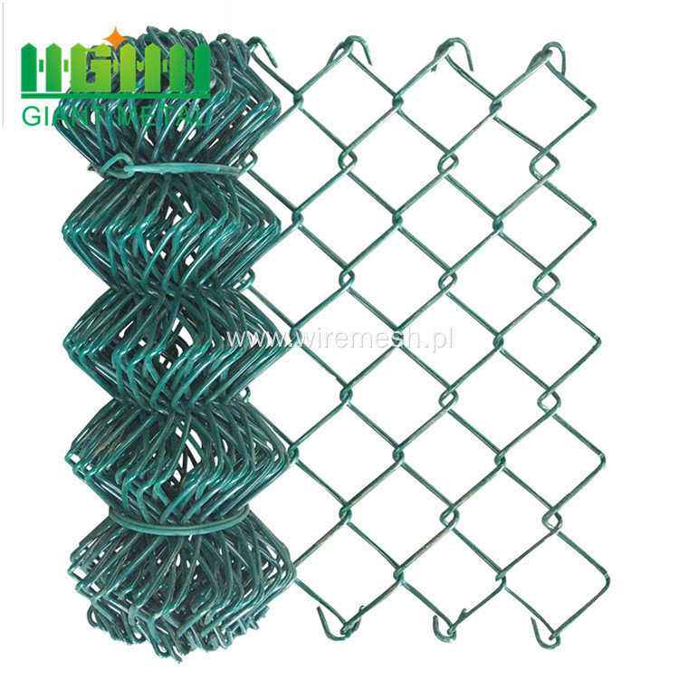 PVC Coated Chain Link Wire Mesh Fence