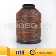 High quality rainbow color space yarn embroidery thread