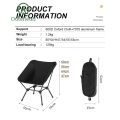 Outerlead Folding Height Adjustable Moon Camping Chair