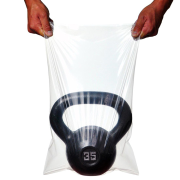 Recyclage pe ldpe clair cadeau plat thermoscellage transparent alimentaire poisson poly sac d&#39;emballage en plastique