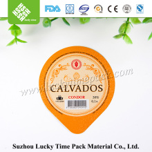 stickers custom die cut aluminum foil lids for yogurt cup