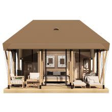 Outdoor Square Flat Top Luxury Tent