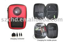 Solar speaker case for ipod