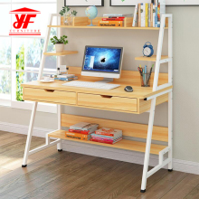 Modern professional computer table with bookshelf