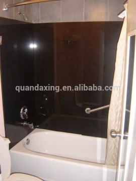 Absolute black Natural Stone Hotel Bath Granite Tub Surround