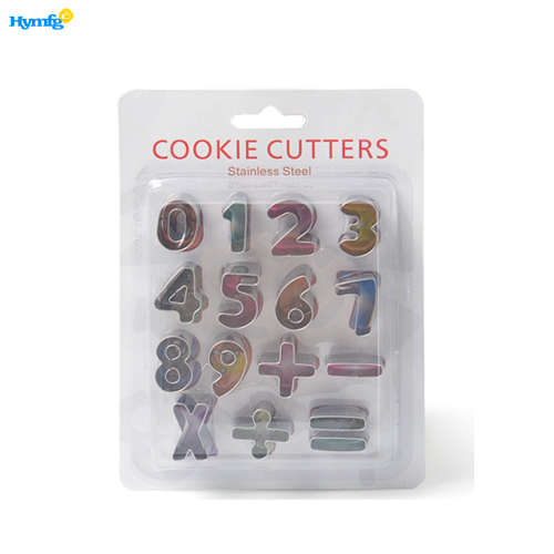 Set of 15pcs Number Cookie Cutters for Kids