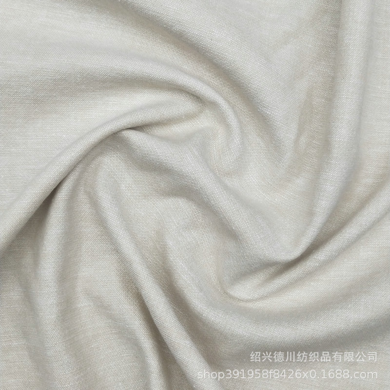 Custom Linen Cotton Spandex Yarn Dyed Garment Fabric