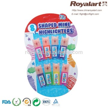 Broad water brush, fluorescent water colors