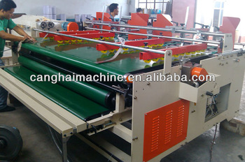 carton double-side gluer or pressing type gluer machinery