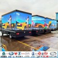 Camión de pantalla de pantalla LED P4 de Isuzu camión de escenario