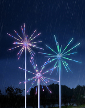 RGB LED Starburst Light - Individually Addressable Firework Effect Decorative Outdoor Light