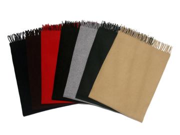 Raw Edge Woolen cashmere scarf