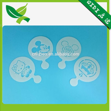 PP cartoon coffee decorating stencils