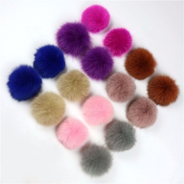 DIY Accessories Real Fox Fur Pompom Fox Fur pom poms