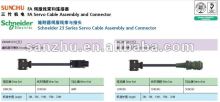 Schneider 23 Series servo cable Assembly and connector VW3M8121R_ _(Encoder cable)