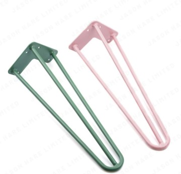 Metal Powder Coating Custom Table Hairpin Leg