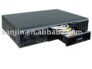 [SuperDeal] DVD Changer+Card Reader+USB+karaoke player 5 disc changer