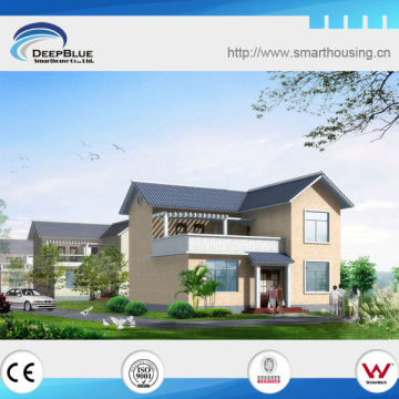 easy assembling china prefabricated houses cheap holiday villas steel structrue luxury villa