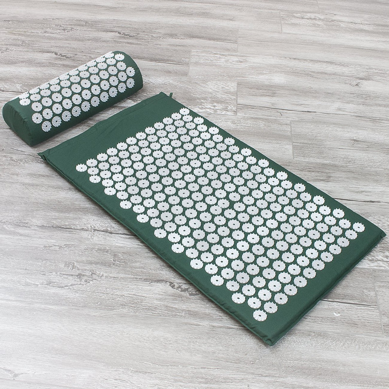 Massage mat and Pillow Set Organic Yoga Acupuncture Massage Mat