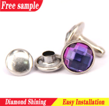 Charming Fashion rhinestone rivets button rhinestone decorative buckles