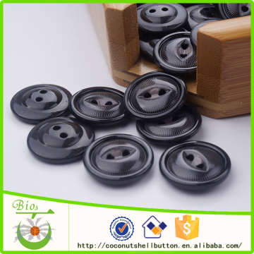 4 holes dyed black color sunbrust rays tagua corozo fancy kurta button