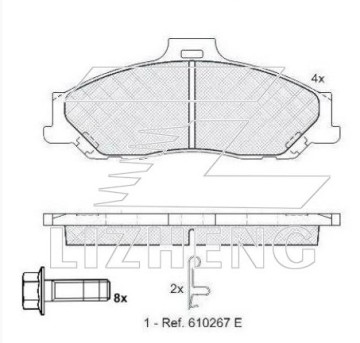 Brake Pad 4 509 526