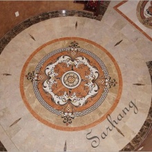 Waterjet inlay flooring,water jet medallion,marble medallion waterjet