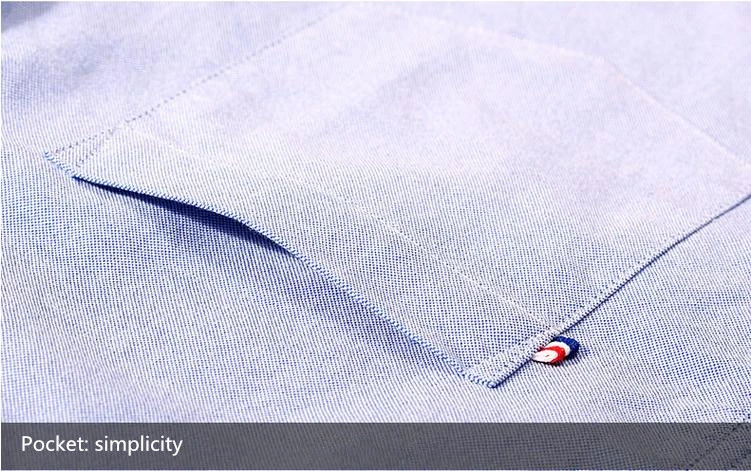 Mens Dress Shirt Slim Fit Long Sleeves Elastic Bamboo Fiber Button-Down Shirts