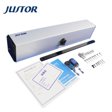 JUSTOR Wooden Door Bearing Electric Closer with Wireless Remote Control, 100KG Capacity