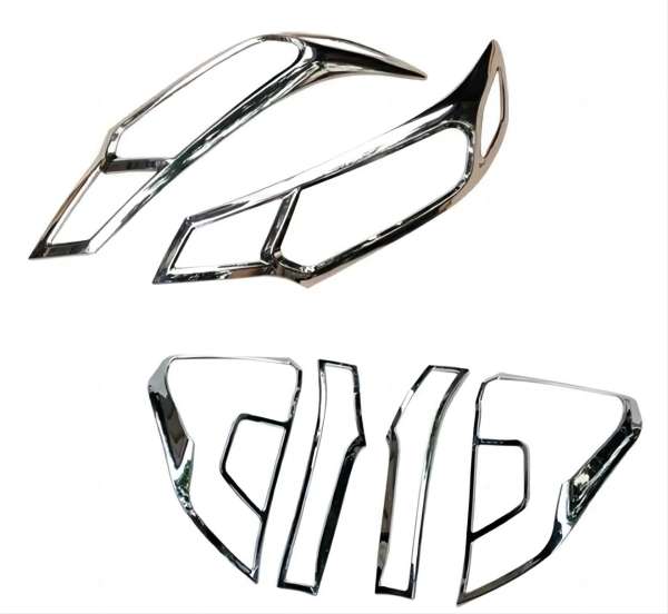 PET aluminum-plated headlight trim ring