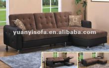 Modern fabric sofa bed, sofabed with storage function YB2204