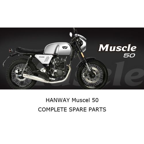 HANWAY MUSCLE 50 Lengkap Alat ganti Motosikal